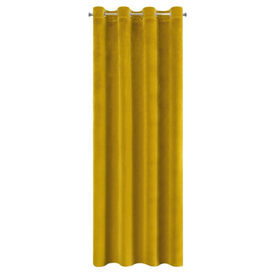 Zasłona Samanta musztardowa 140x250