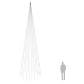 vidaXL Choinka do montażu na maszcie, 1134 niebieskich LED, 800 cm