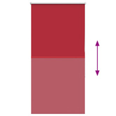 Roleta zaciemniająca Red 80x130 cm Szerokość tkaniny 75,7 cm