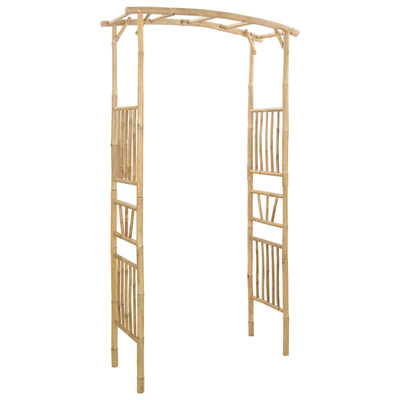 Łuk Ogrodowy Naturalny 110 x 40 x 205 cm Bambus