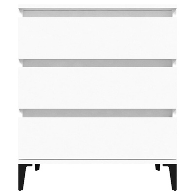 vidaXL Komoda, biała, 60x35x70 cm, materiał drewnopochodny wariant 4
