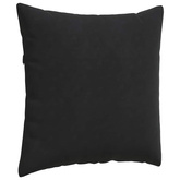 Poduszki na sofę 2 pcs Czarny 80 x 80 cm Tkanina sztruksowa