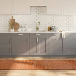 vidaXL Dywan prostokątny, brązowy, 70x500 cm, bambusowy