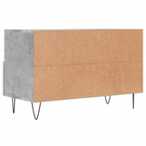 vidaXL Szafka pod TV, szarość betonu, 80x36x50 cm