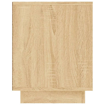 vidaXL Szafka pod TV, dąb sonoma, 80x35x45 cm, materiał drewnopochodny