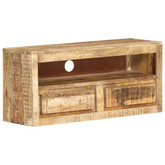 vidaXL Szafka pod TV, 88x30x40 cm, lite drewno mango