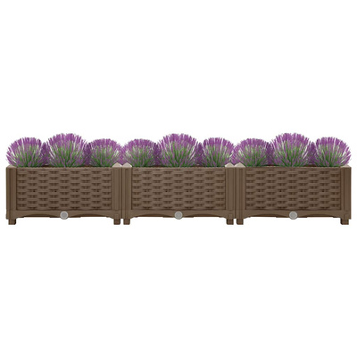 do podniesionej rabaty, 120x40x23 cm, polipropylen Donica