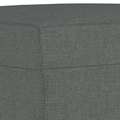 3-cz. komplet wypoczynkowy z poduszkami, ciemnoszary, tkanina
