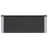 Podniesiona rabata ogrodowa Czarny 100 x 30 x 36 cm