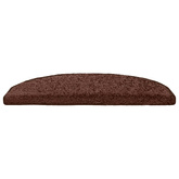 Samoprzylepne maty na schody 15 pcs brązowy 80 x 24,5 x 3,5 cm
