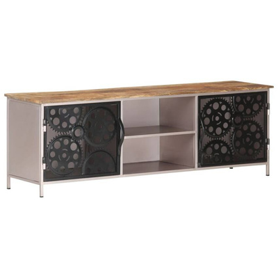 vidaXL Szafka pod TV, 120x30x40 cm, surowe drewno mango