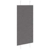 Roleta plisowana czarna 60x100 cm Szerokość tkaniny 59,4cm