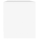 vidaXL Szafka pod TV, biała, 90x35x40 cm, materiał drewnopochodny