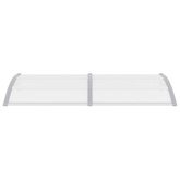 Daszek nad drzwi, szaro-przezroczysty, 200 x 75 cm, PC