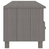vidaXL Szafka pod TV HAMAR, jasnoszara, 158x40x40 cm, drewno sosnowe