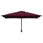 Parasolka ogrodowa Bordeaux Czerwony 248,5 x 247,5 x 160 cm