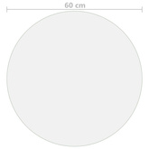 Mata ochronna na stół, przezroczysta, ? 60 cm, 2 mm, PVC