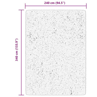 vidaXL Dywan ARBIZU do pomieszczeń i na zewnątrz, vintage, 240x340 cm