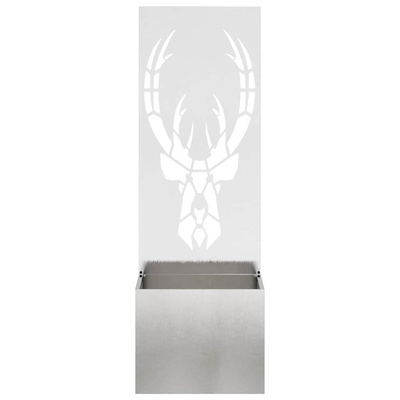 Ekran zapewniający prywatność w ogrodzie Srebrny 50 x 150 cm