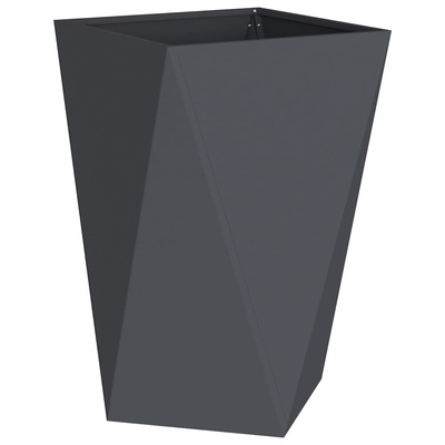 Donica 2 pcs Antracyt 50 x 50 x 75 cm Stal