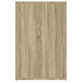vidaXL Biurko, dąb sonoma, 100x49x75 cm, materiał drewnopochodny