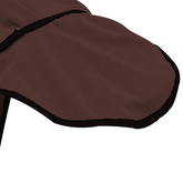 Koc dla Koni Pełny Ciemny Brąz 155 cm Polar poliesterowy