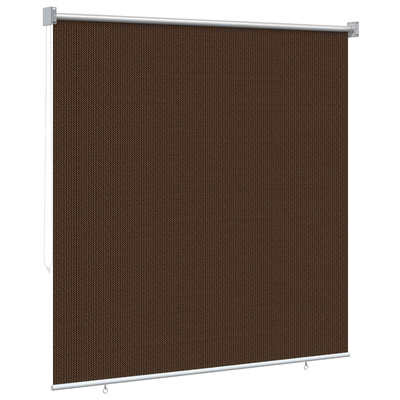 Roleta zewnętrzna 90% blokada UV brązowy 120 x 230 cm HDPE