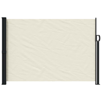 Rozkładany boczny markiz kremowy 300 x 170 cm Poliester
