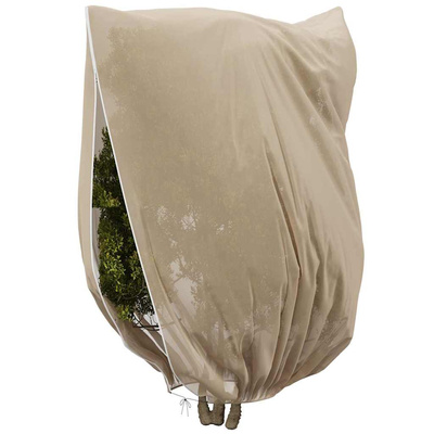 Osłony Fleece dla Roślin Przed Przymrozkami Beżowy 2,4 x 2 m