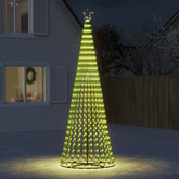 vidaXL Stożkowa choinka z lampek, 688 ciepłych białych LED, 300 cm