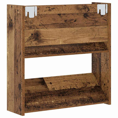 Szafka na buty z półką Stare drewno 60 x 18 x 60 cm