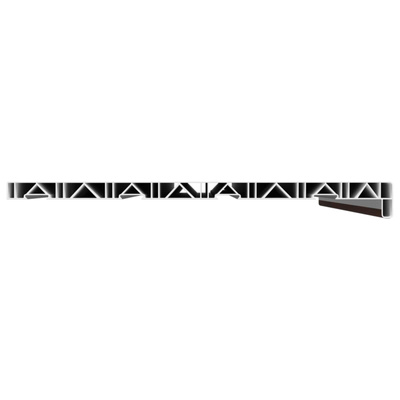 Parapet okienny Brązowe drewno 60 x 45 x 4,5 cm PVC