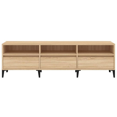 vidaXL Szafka pod TV, dąb sonoma, 150x30x44,5 cm