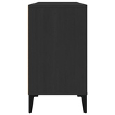 vidaXL Szafka pod umywalkę, czarna, 80x33x60 cm