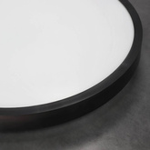 Plafon PERETI 24W czarny pierścień 35cm, 3000K barwa ciepła, 2400lm, IP44, 220-240V EDO777616 EDO Solutions