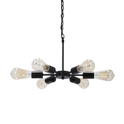 Sparta lampa wisząca czarny 6X60W E27 36-09395 