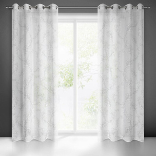 Zasłona Fiore biała 140x250