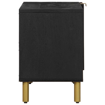 Szafka pod telewizor, czarna, 80x33x46 cm