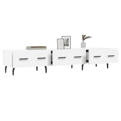 vidaXL Szafka pod TV, biała, 150x36x30 cm, materiał drewnopochodny model standard
