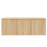 vidaXL Szafka pod TV, dąb sonoma, 80x34x30 cm, materiał drewnopochodny