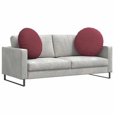 Poduszki na siedziska 2 pcs Czerwone wino ?80 x 29 cm tkanina