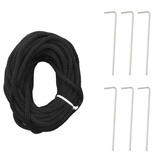 vidaXL Choinka z lampek, z kołkami, 220 ciepłych białych LED, 180 cm