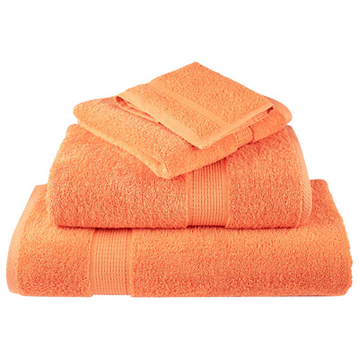 Ręczniki toaletowe Premium SOLUND 4 szt. Pomarańczowe 30x30 cm 600 gsm