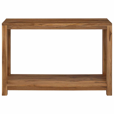 Konsola naturalny 110 x 35 x 75 cm Lite drewno teakowe