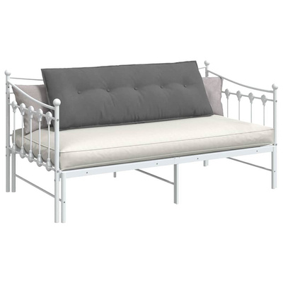 Poduszka na plecy Ciemnoszary 140 x 50 cm Tkanina mikrofibrowa