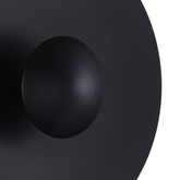 Kinkiet Nowoczesny Czarny okrągły 45cm 12W Abruzzo Orzo