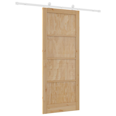 Drzwi przesuwne Naturalne i białe 86 x 211 cm