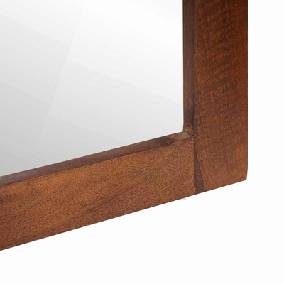 Lustro Prostokątny Z lustrem Brązowy i Srebrny 50 x 2,5 x 70 cm