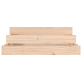 vidaXL Donica, 78x78x27 cm, lite drewno sosnowe