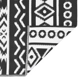 Dywan zewnętrzny, ARAKIL czarny, 160 x 230 cm, PP